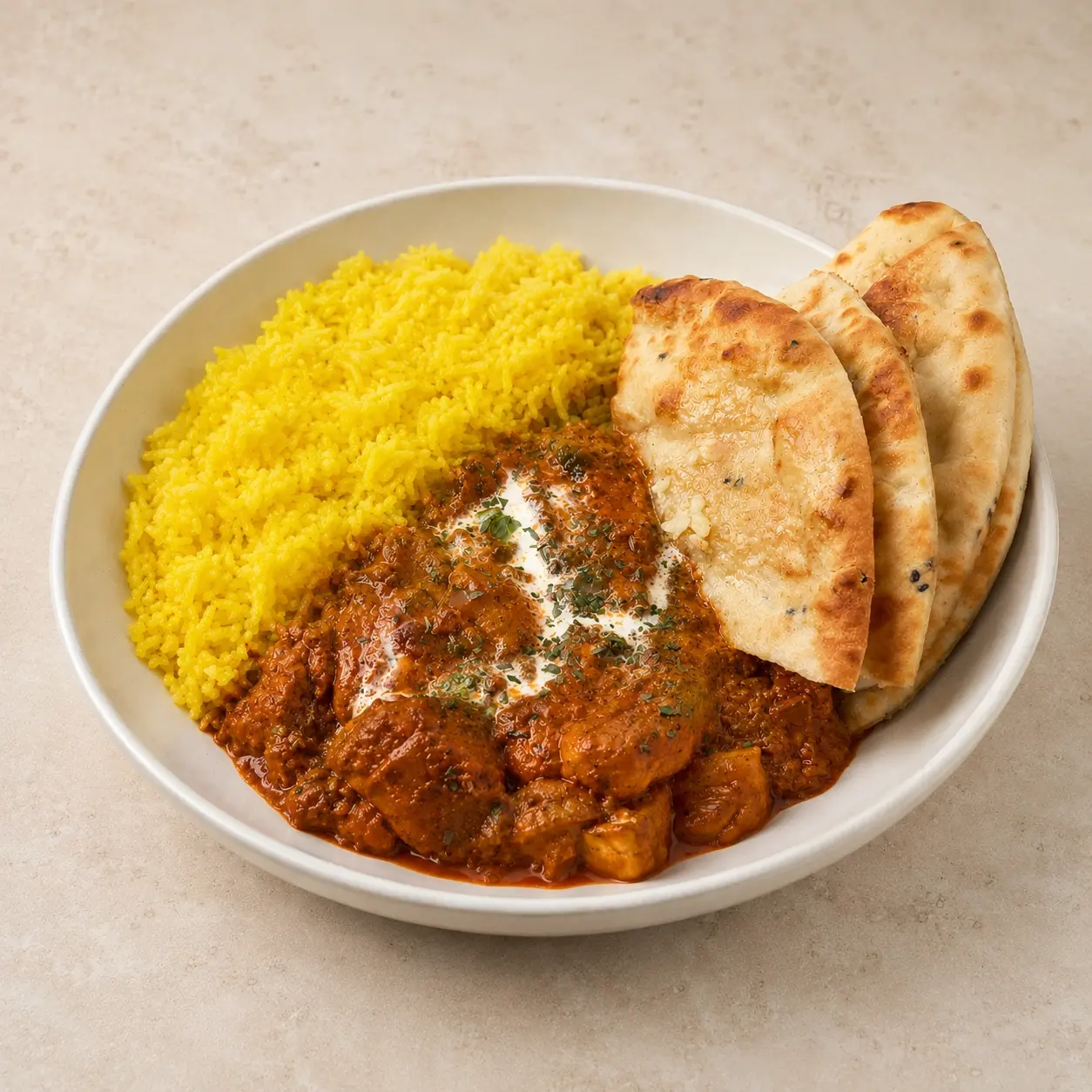 Menu photo of butter chicken after editing