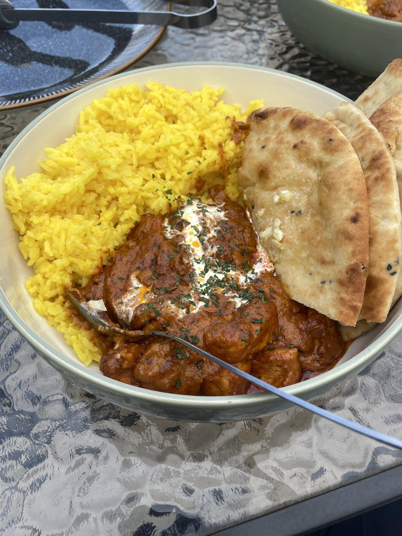 Phone photo of butter chicken before editing